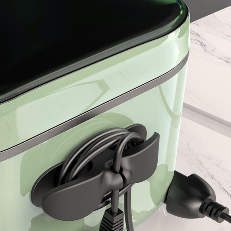 Adhesive Cable Clip Without Drill Cord Organizers For Kitchen Countertops Desk Multipurpose Wire Holder Cord Management
