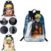Stylish Anime Naruto Book Bag With Durable Design And Adjustable Shoulder Straps