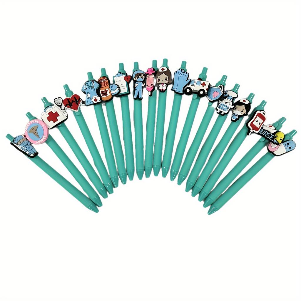 [Gelschreiber für Krankenschwestern und Ärzte] 6/12/18er-Pack mit schwarzen 0,5-mm-Minen, Gelschreiber für medizinisches Fachpersonal | Stifte für medizinische Aufzeichnungen, Tag der Pflege