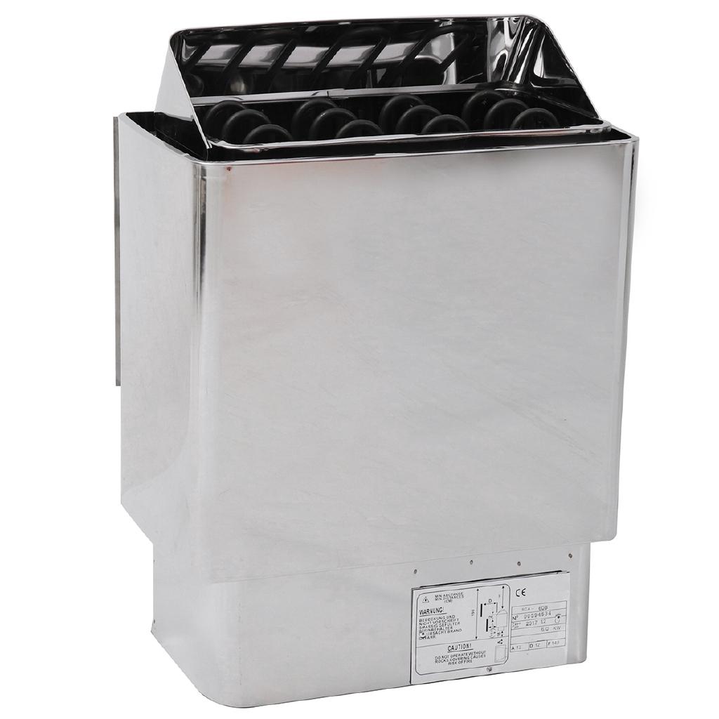 Stainless Steel Stove Electric Sauna Heater Dry&Wet Sauna Heater For Home Hotel Bath Shower SPA 6000W