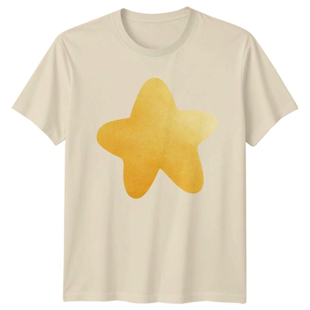 Golden Star Graphic Unisex Tee Unisexs Unisexs Graphic TShirt