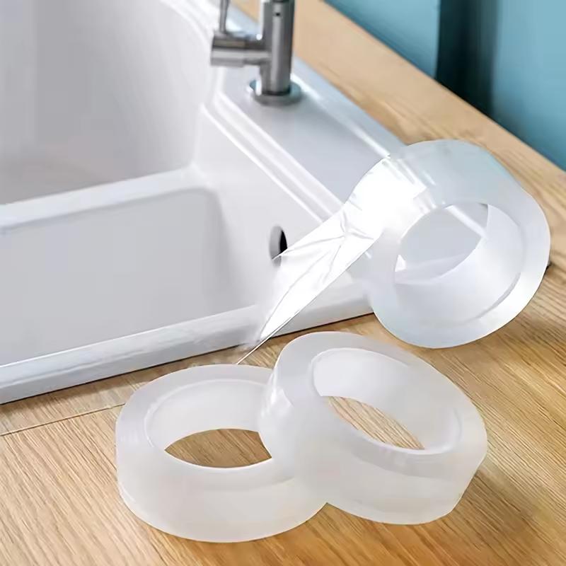 5M/10M Kitchen Waterproof Mildew Strong Bathroom Toilet Crevice Strip Transparent Adhesive Tape Pool Water Seal