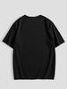 Gothic Style Summer Short-Sleeve T-Shirt Featuring a Demon Guardian Anime Design