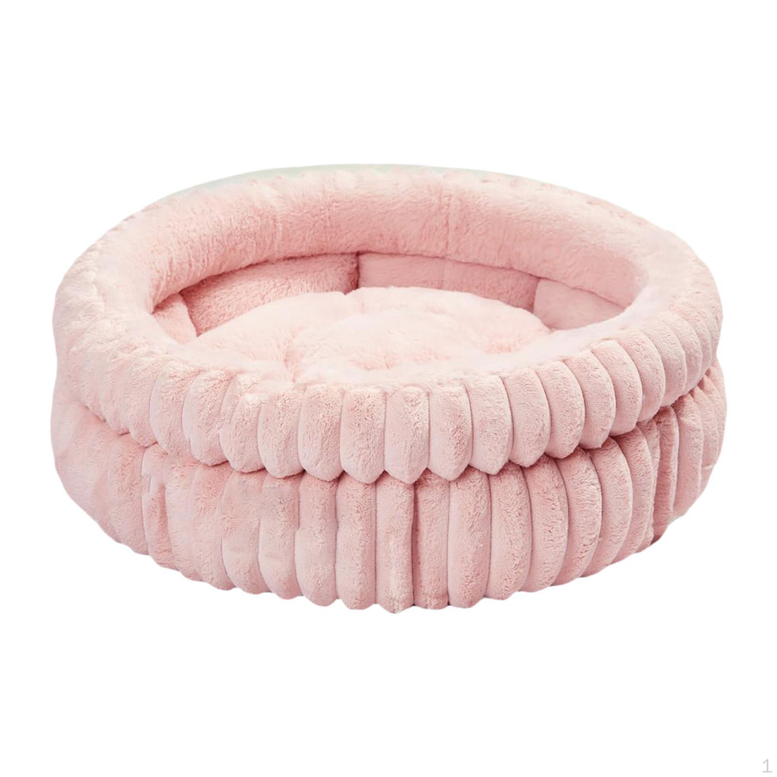 

Лежак для котів Гніздо для тварин Затишна будка Осінь Собака Самогріючий для котів Цуценя чихуахуа Pink S