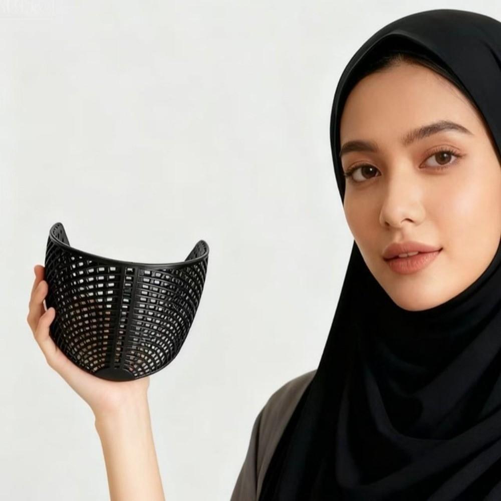 Fascia Portatile per Fissare il Foulard Design Allargato Antivento Supporto per Foulard in Nylon Multifunzionale Fascia per Capelli per Foulard