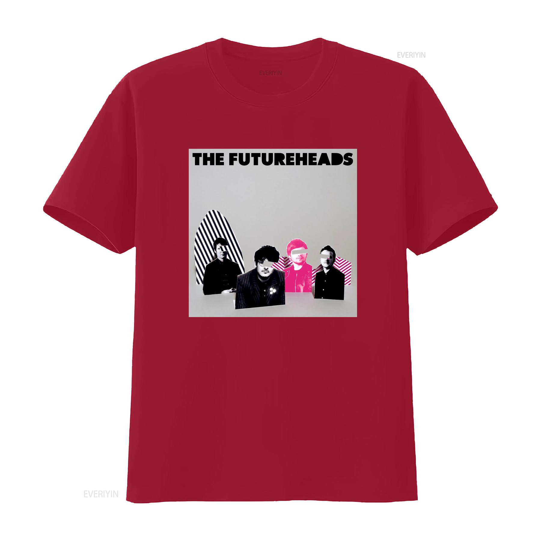 

Futureheads Album Cover Indie Rock Pop Classic T Shirt Stylish Design for Music Lovers vintage Washed Breathable Unisex homme S