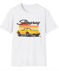 1973 Corvette C3 Convertible Retro Classic Car Graphic Tee Gildan 5000