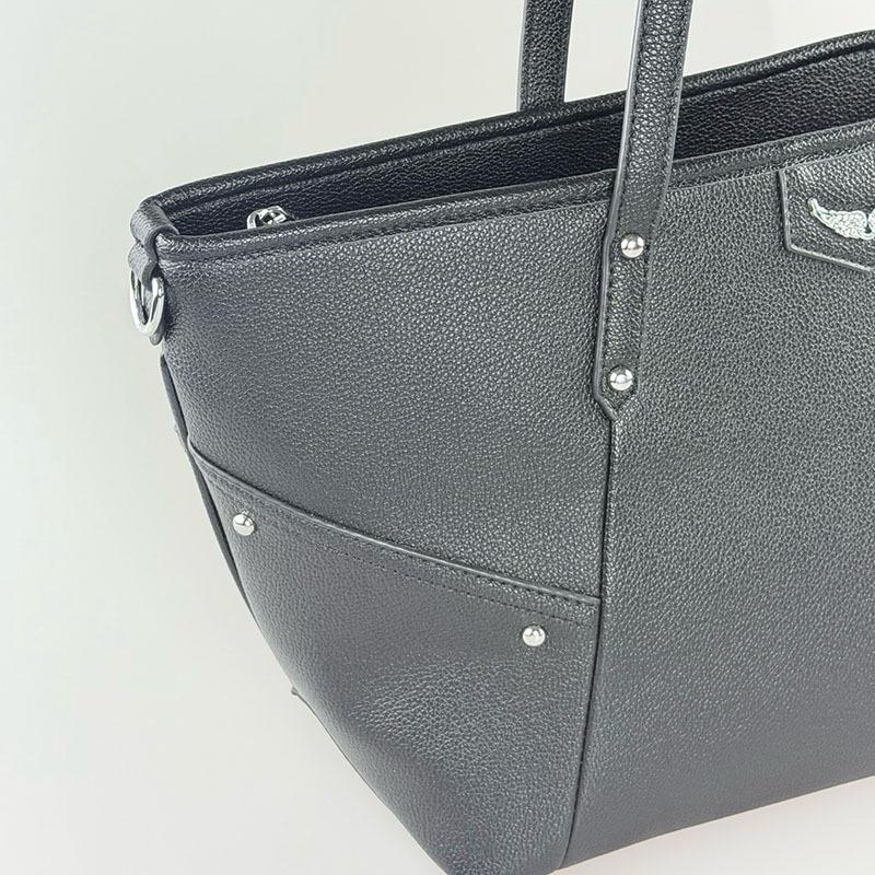ZV Cross-Wing Large Capacity Women's Tote Handbag - Simple, Versatile Commuter Shoulder Bag