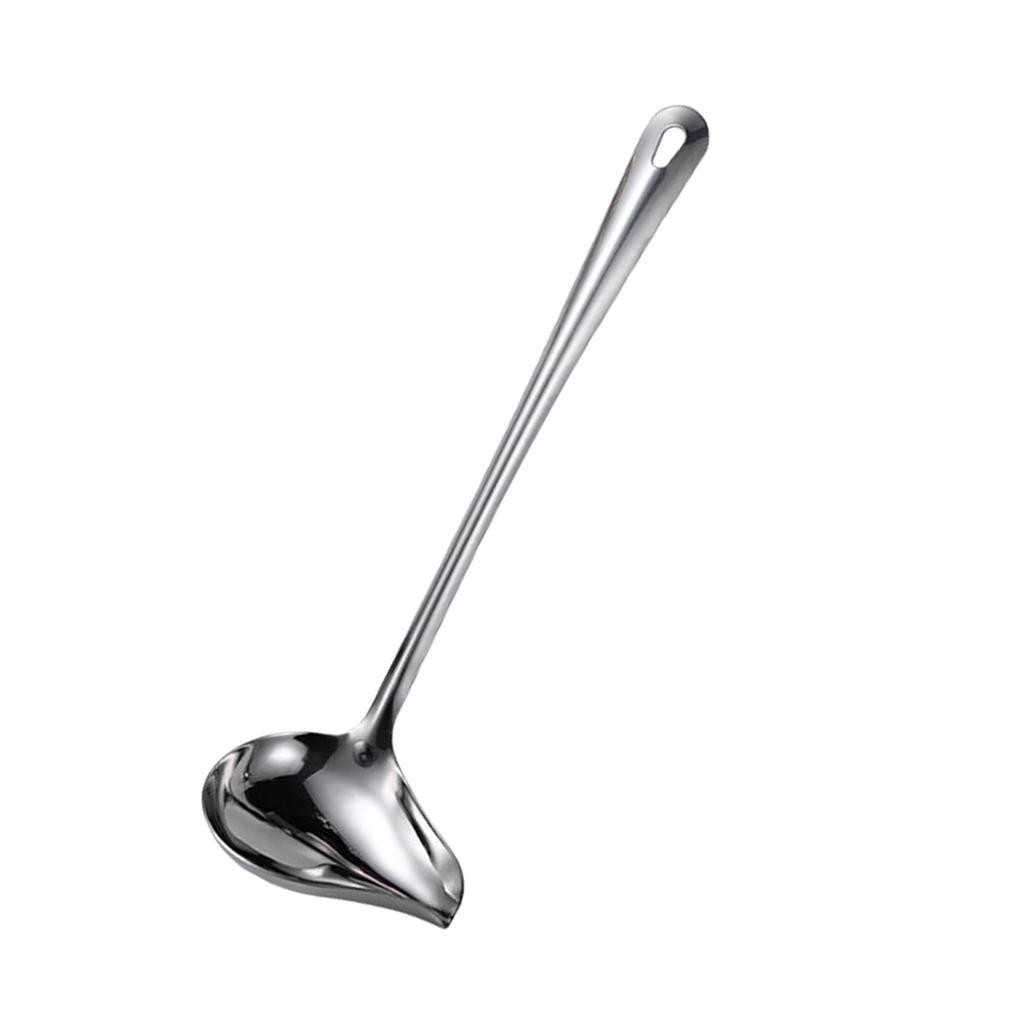 Stainless Steel Spoon Ladle Easy To Clean Comfortable To Hold and Grip Cooking Rustproof Good Grip Soup Serving Spoon Ladle