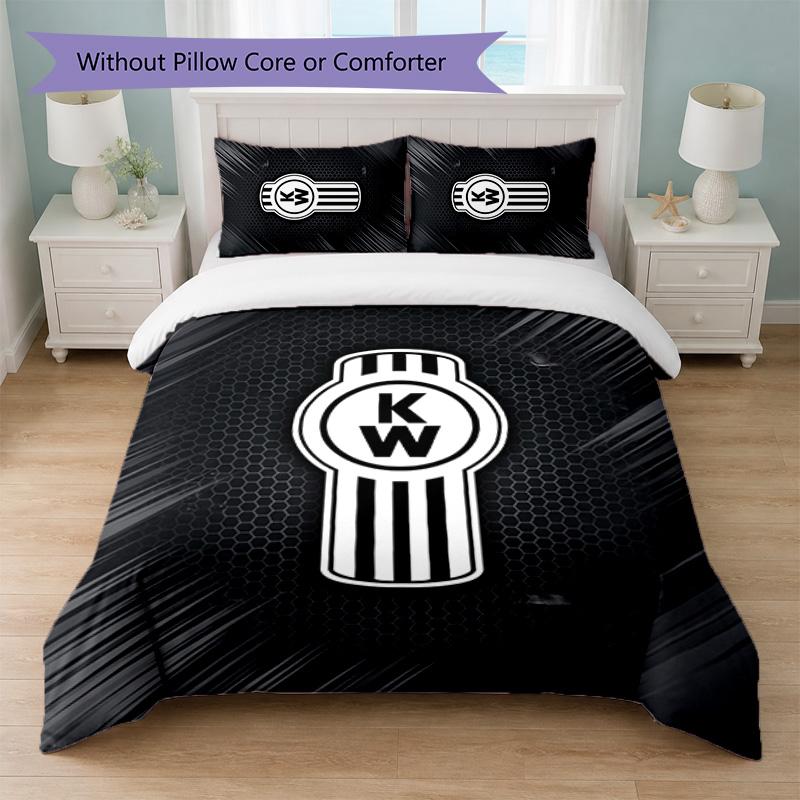Kenworth Print 3Pcs Bedding Set Duvet