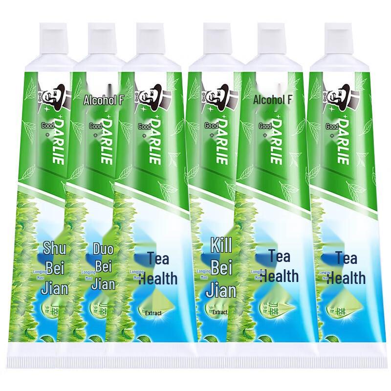 Darlie Tea Plus Longjing Mint Toothpaste 6-pack