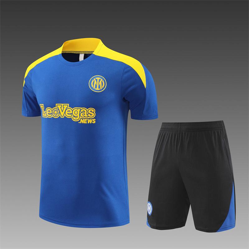 Juventus Short-Sleeved Jersey Adult Children S Pre-Game Sports Autumn And Winter Half-Pull Training Jersey Inter Football Jersey Set 16