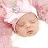 Big Bow Hat for Newborn Baby Spring and Autumn Cute Knit Pullover Hat for Children