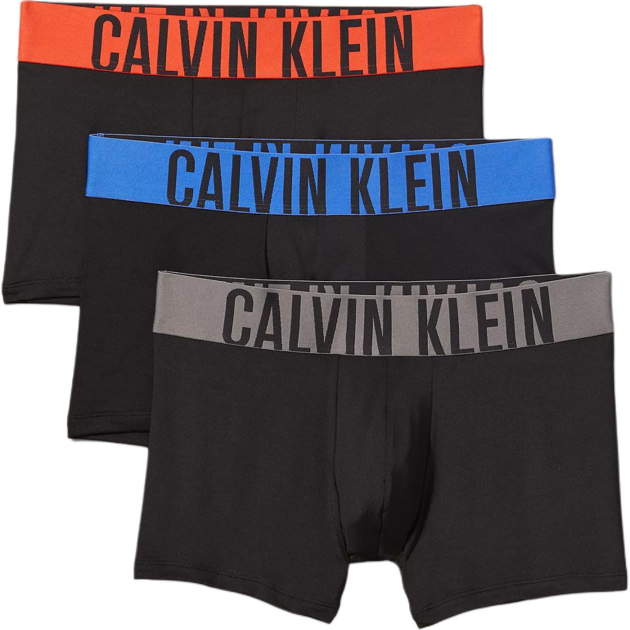 

Calvin Klein Letter Logo Comfortable Low Rise Boxer Briefs 3 Pack Men Underwear NB3611-029 M