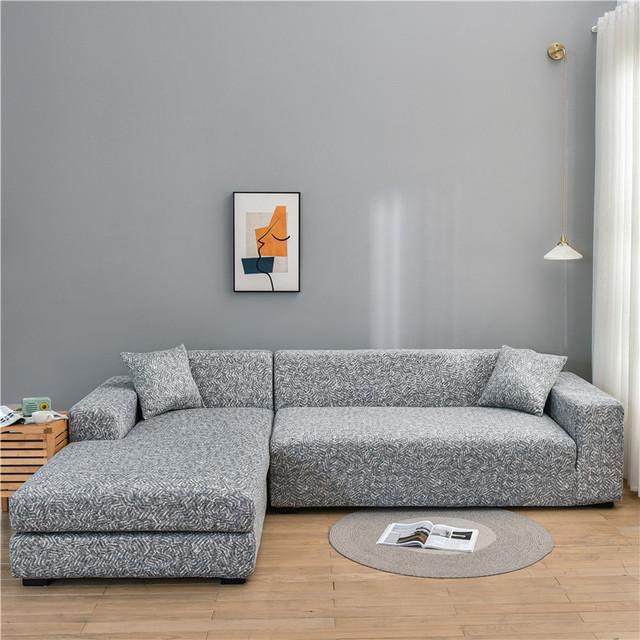 Elastic Slipcover Sofa Cover For Living Room All -Inclusive Slip -Resistant Sectional Corner Couch Cover Sofa Towel 1 2 3 4 -Seater for Home