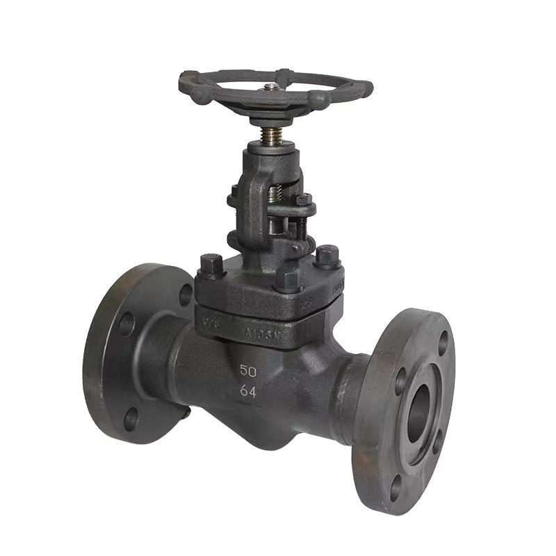 Small Diameter A105 Forged Steel Globe Gate Valve DN50 Butt Weld Flange