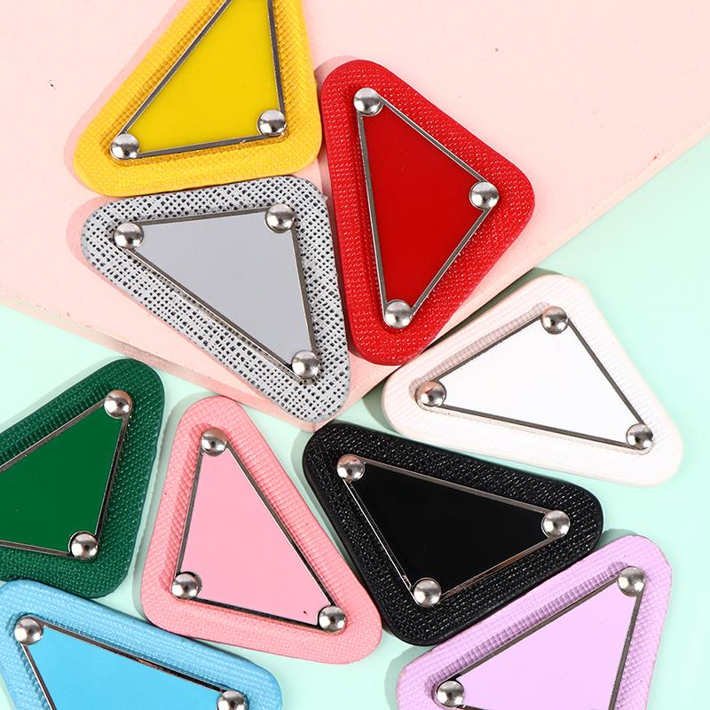 

Diy Embroidery Stickers Triangular Sew Patches For Clothing Sequin Patch Badge білий