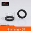 4-Point Silicone Water Heater Gasket - 1 Inch/6-Point Rubber Washer for Pipes and Meters