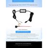 Suitable for 12V/24V to 5V Dash Cam Voltage Step-Down Cable, Fuse Box Power Supply for Parking Monitoring, Low Voltage Protection Power Supply