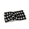 Cross Bow Headband Woolen Houndstooth Headband Temperament Knitted Headband  Party