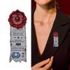 Versatile Purity Brooch Pin Accessory for Daily Outfits and Creative Gatherings Fashionable Courage Symbol Jewelry