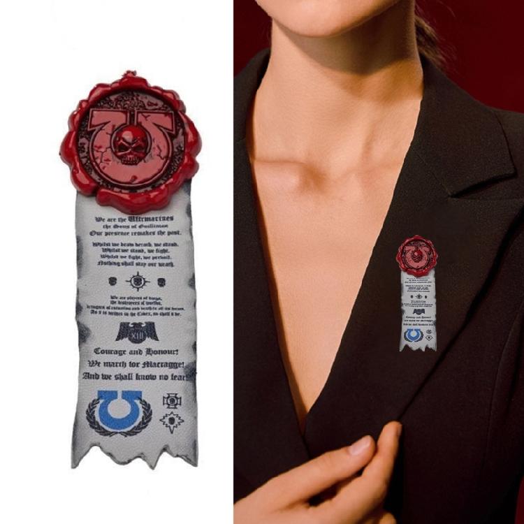 Versatile Purity Brooch Pin Accessory for Daily Outfits and Creative Gatherings Fashionable Courage Symbol Jewelry