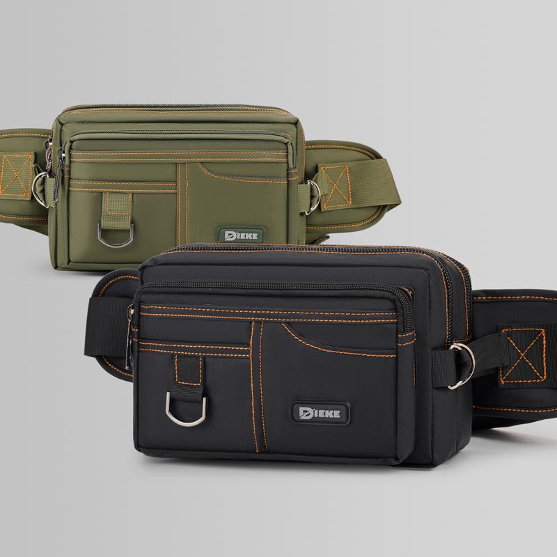 Multifunktionale Hüfttasche - verstellbarer Schultergurt, Brusttasche mit Mehrfachtaschen-Design, geeignet für Outdoor-Wandern, Cyc