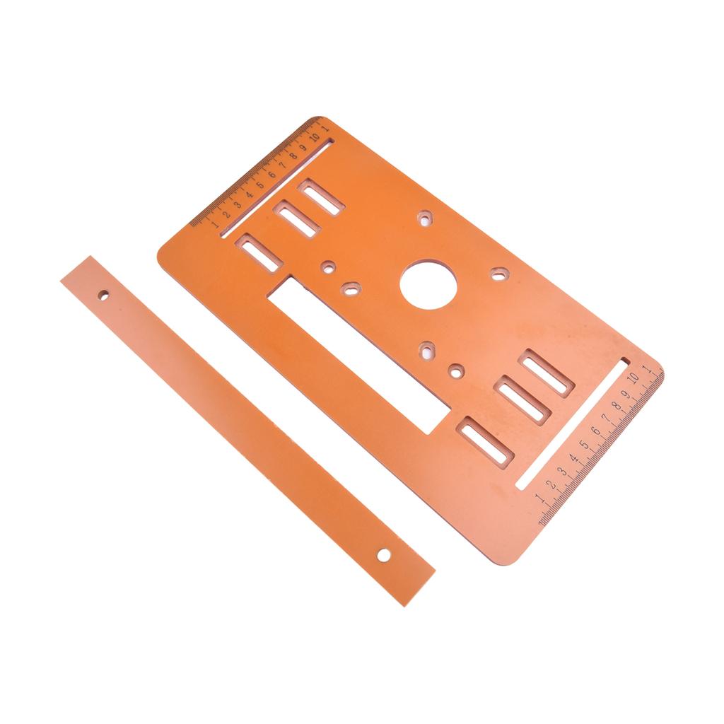 1pc Bakelite Guide Plate Saw Base Adjustable Rail Bottom Plate Woodworking Attachment Cutter Base Plate
