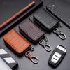 1PC Car Key Bag Business Universal Crocodile Print Protective Cover Zipper Car Key Storage Bag Interior Products Stowing Tidying