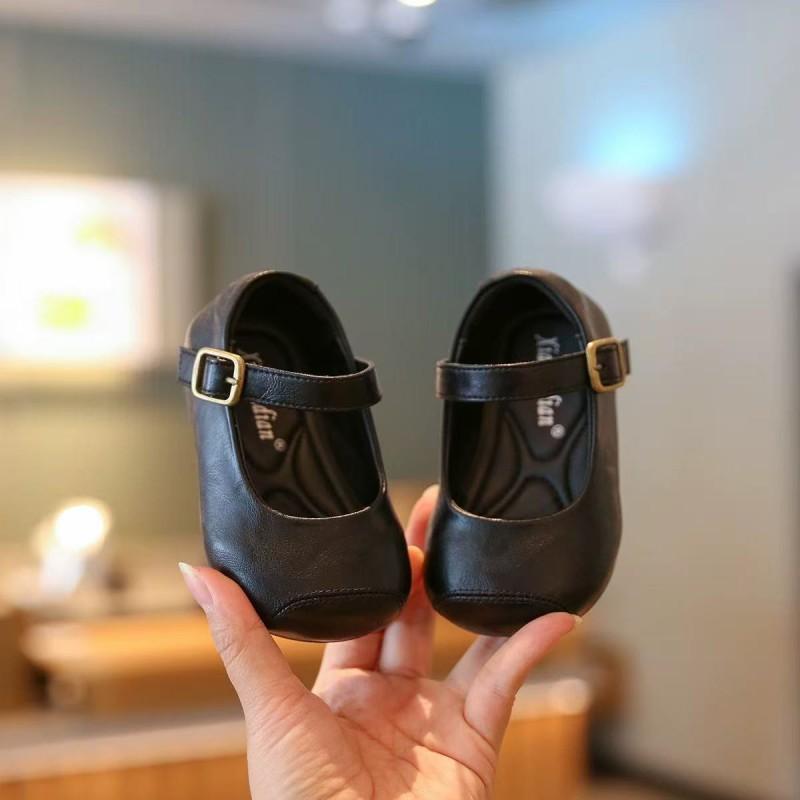 Soft Sole Toddler Girls Princess Shoes 1 Old Baby First Walkers 2026 Low Cut Mary Janes In Beige Black Brown Red