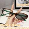 New Trendy Photochromic Reading Glasses Women Fashion Cat Eye Frame Presbyopia Eyewear Men Color Changing Far Sight Eyeglasses
