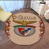 Custom Name Benfica Printed Round Rug Carpet Chair Rug Area Rug Entryway Doormats,for Office Chair Living Room Bedroom Kitchen Room.
