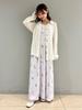 Gelato Pique CAT Print Cami Dress PWCO252267 LAV Free Size Cup-In Women's