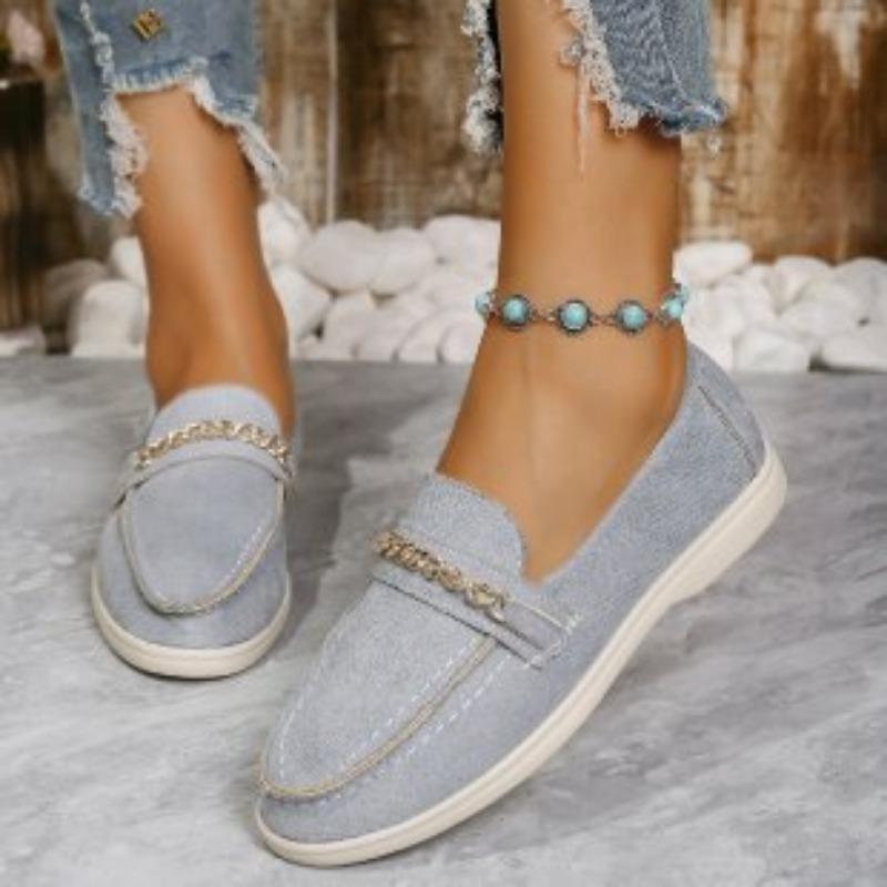 Spring and Autumn One-pedal Lazy Shoes Retro Breathable Doudou Shoes Comfortable Flat Shoes