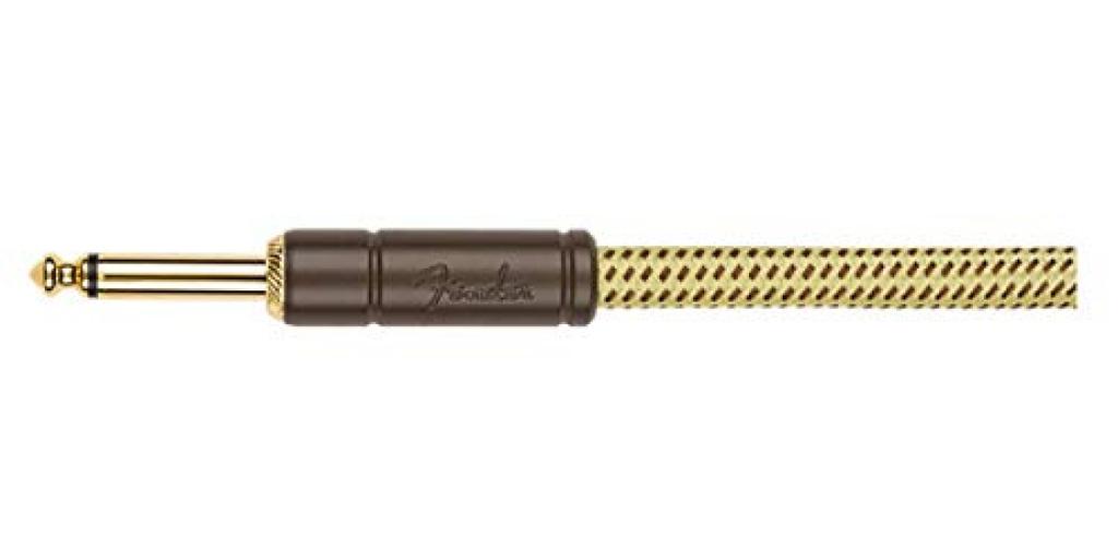 Fender Štítový luxusní spirálový tvídový kabel, 30',