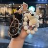 SFX1  Zinc Alloy Car Key Case Cover for Mercedes Benz 2022 C S Class W206 W223 S350 C260 C300 S400 S450 S500 Key Shell Protector