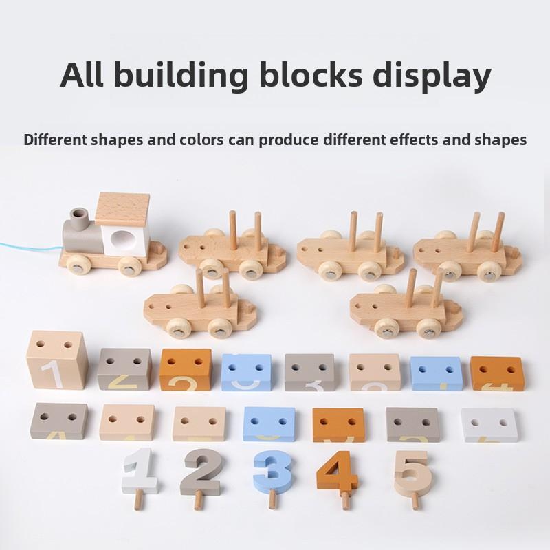 High-Standard Wooden Superior-Grade Baby Toy First-Class Magnetic Superior-Grade Train Superior-Grade Montessori Inspired High-Standard Puzzle