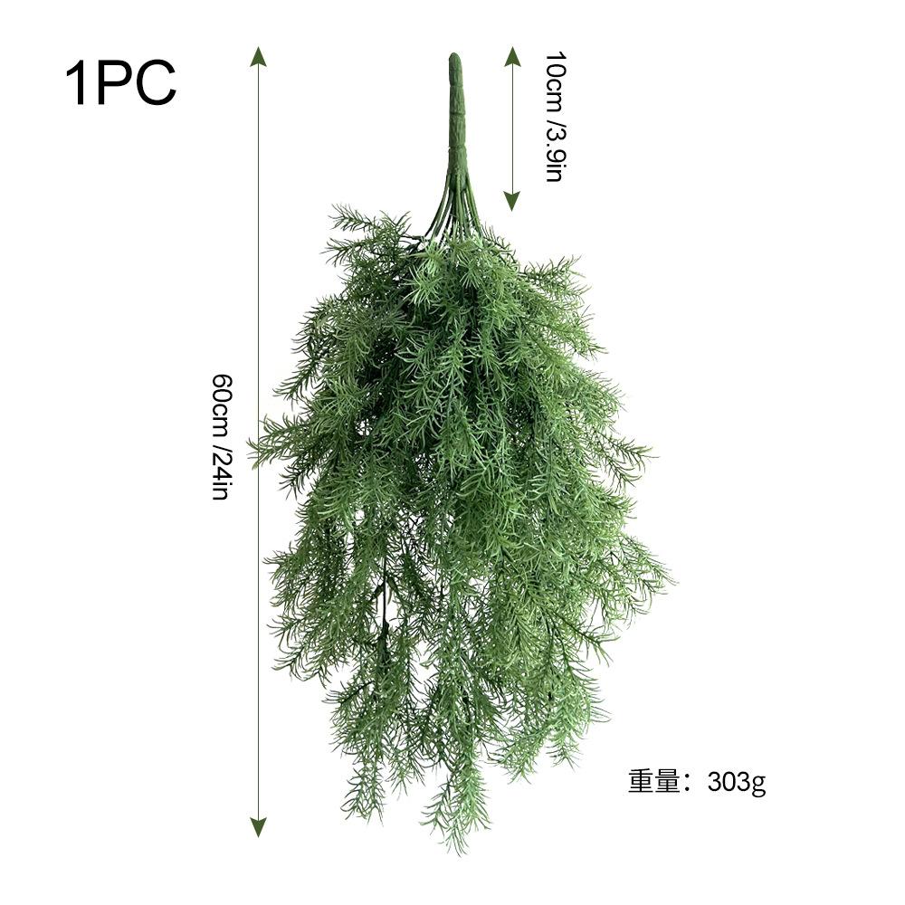 Christmas Immortal Bouquet Green Plant Wall Decoration, Simulated Hanging Hanging Green Leaf Plant Home Decoration