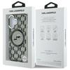 Karl Lagerfeld Iml Monogram Karl & Choupette Head Magsafe - Etui Iphone 16 (Czarny)