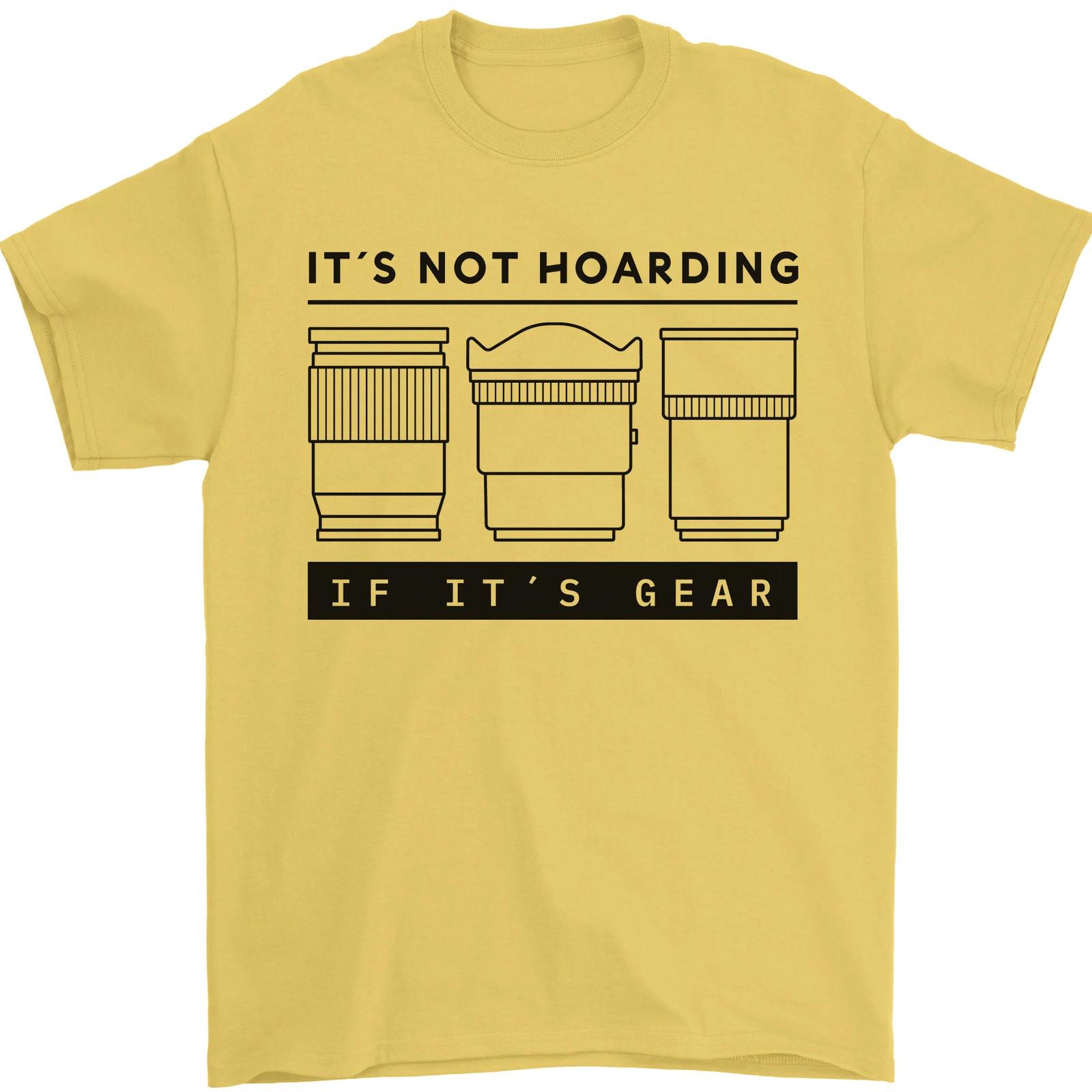 Not Hoarding Photography Photographer Camera Mens T-Shirt 100% Cotton 3XL