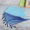 10pcs Mesh   Bag   File Folder PVC Transparent Information Pack Document
