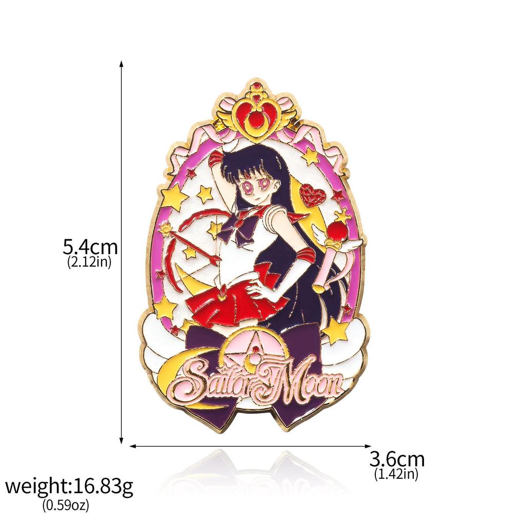 Sailor Moon Usagi Tsukino Magical Transformation Necklace Keychain Anime Pendant