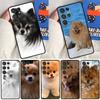 Pomeranian Dog Phone Case For Samsung Galaxy S24 Ultra S25 Ultra S9 S10 S20 S21 S22 Plus S23 S24 FE Cover