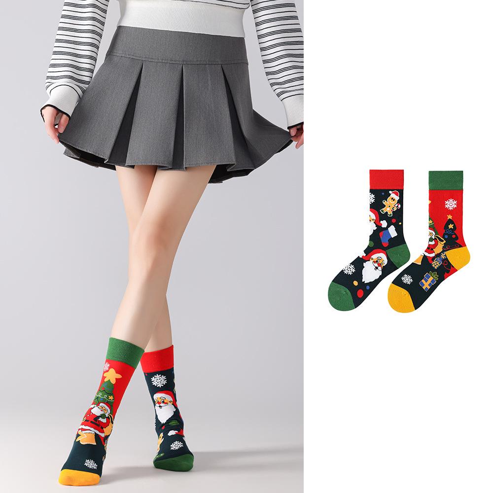 Unisex Trendy Cotton Mid-Calf Socks for Autumn/Winter - Sporty & Casual