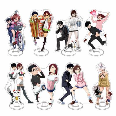 Anime Dandadan Cosplay Ayase Momo Takakura Ken Acrylic Chain Stand Model 15cm Acrylic Stand Model Gifts For Fans Chain