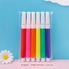 Cartoon DIY Doodle Fan for Children, Cute Hand-Painted Blank Small Fan, Kindergarten Coloring and Painting Plastic Round Fan