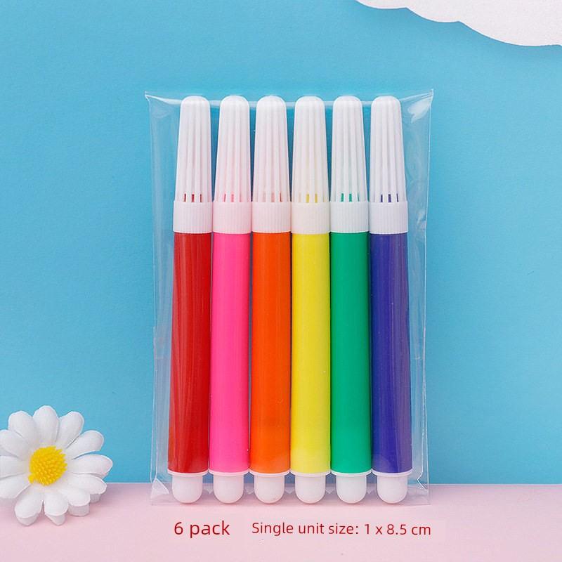 Cartoon DIY Doodle Fan for Children, Cute Hand-Painted Blank Small Fan, Kindergarten Coloring and Painting Plastic Round Fan