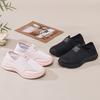 Fashion Women Sneakers Breathable Mesh Casual Shoes Outdoor Non Slip Big Size Loafers Walking Lightweight Tennis Shoes Pink Black