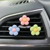 Cute Flower Car Perfume Clip Aromatherapy Air Conditioning Ventilation Ornaments Car Interior Decoration Supplies Car Scent