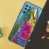 Braune Forelle Fliegenfischer-Etui Für Oppo A5 Pro A6 A15 A16 A76 A96 A17 A57 A98 A58 A78 A18 A38 A54 A74 A94 A40 A60 A80